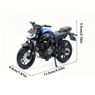 Maisto 1:18 Yamaha MT-07 Motosiklet Figürü (KUTULU)
