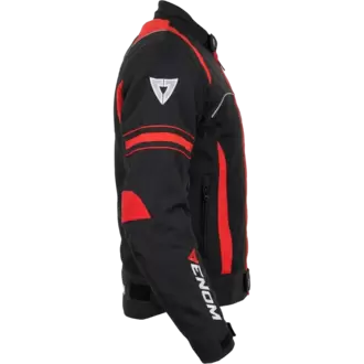 VENOM Spin - Motosiklet Ceketi - Kırmızı/Siyah