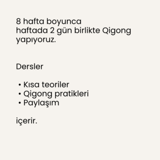 Qigong Pratik ve Prensipleri ile Tanışma