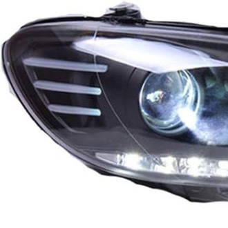 SCIROCCO 2009-2014 LEDLİ MERCEKLİ SİYAH ZEMİN FAR