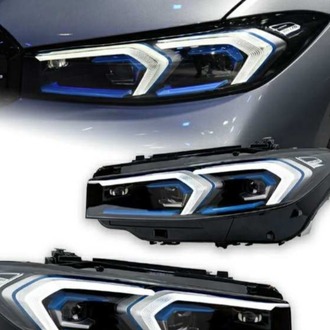 BMW G20 Makyajsız (Pre-LCI) Uyumlu LCI Dönüşüm Far – Blue Accent LED (Tam Takım)