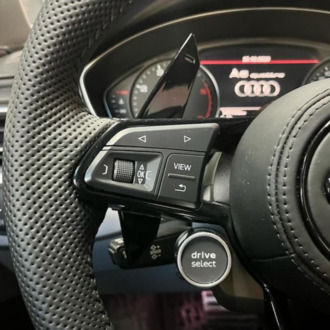 AUDI RS START STOP VE DRİVE MODLU DERİ DİKİŞLİ DİREKSİYON 