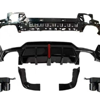 BMW G20 LCI M Performance LED’li Difüzör + Egzoz Ucu Seti (2022–2024)
