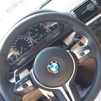 BMW E46 M Tarzı Direksiyon Simidi - Paddle Shiftli