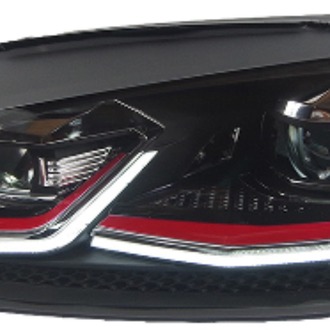 GOLF 7 UYUMLU 7,5 GTI DIZAYN FAR KIRMIZI