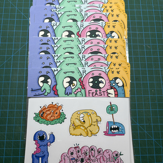 Feast sticker pack