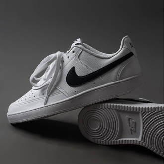 Nike Court Vision Lo Nn Beyaz Siyah Unisex Sneaker