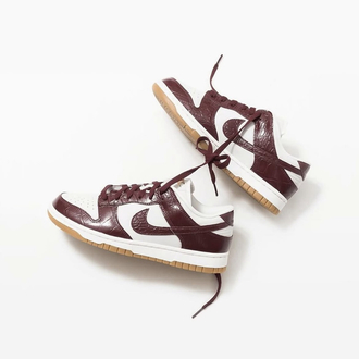 Nike Dunk Low Team Red Croc