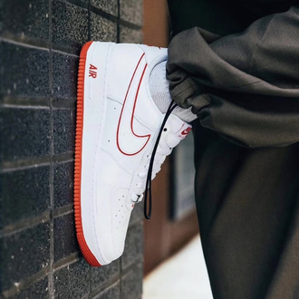 Nike Air Force 1 Low '07 White Picante Red