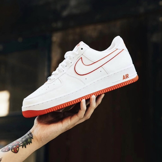 Nike Air Force 1 Low '07 White Picante Red