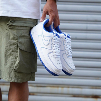 Nike Air Force 1 '07 Contrast Stitch - White Game Royal