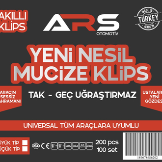 Büyük Tip 1 paket 200 pcs ( 100 set )