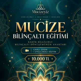 MUCİZE BİLİNÇALTI EĞİTİMİ / ZOOM - CANLI 