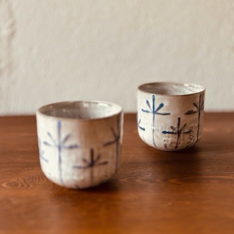 stoneware seramik floral II cup