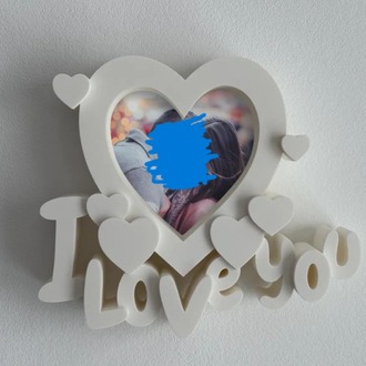 I Love You Çerçeve