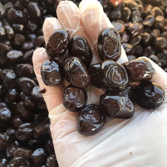 1KG SİYAH BASTIRMA KÖY ZEYTİNİ 