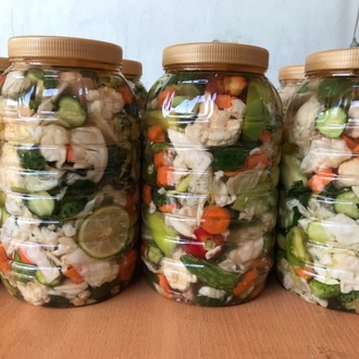 3kgluk bidon karışık turşu