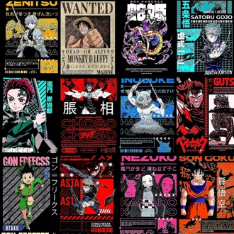 Anime StreetWear Koleksiyonu Paketi