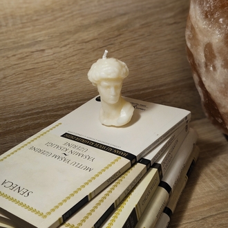 david bust candle
