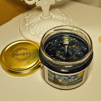 starry night candle