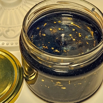 starry night candle