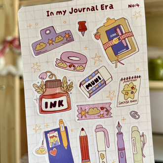 In my Journal Era Sticker Sayfası