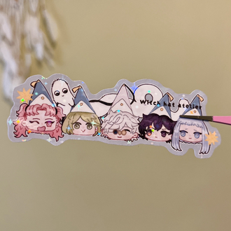 Witch Hat Atelier hologramlı sticker