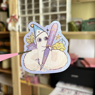 Brushbuddy Witch Hat sticker