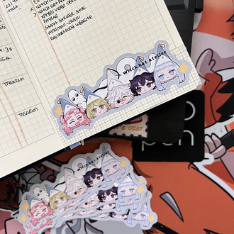 Witch Hat Atelier hologramlı sticker