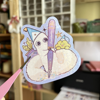 Brushbuddy Witch Hat sticker