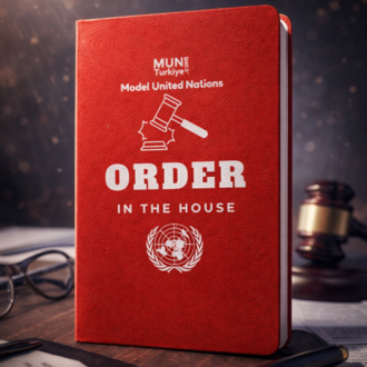 MUNTürkiye Defter - Order in the House (Kırmızı) 12*20 cm