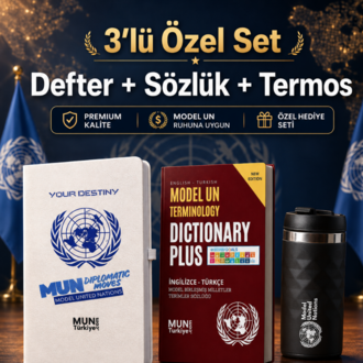 Defter + Sözlük + Termos 3’lü Set