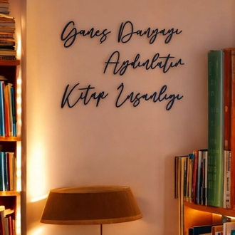 Güneş Dünyayı Aydınlatır Kitap İnsanlığı Duvar Dekorasyonu -136