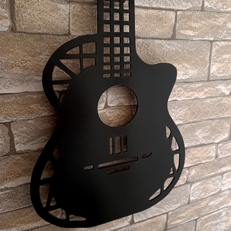 Işıklı Gitar Duvar Dekorasyonu -130