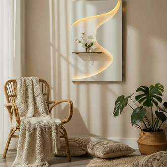 Luna Duvar Dekorasyonu,Işıklı Tablo