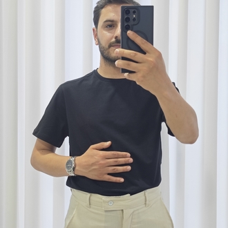 minimalist t-shirt Siyah 