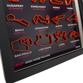FORMULA 1 2026 3D TAKVİMİ