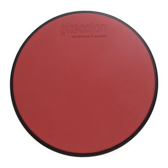 Okecajon 12 Inch Kırmızı Tek Taraflı Practice Pad / PR-12