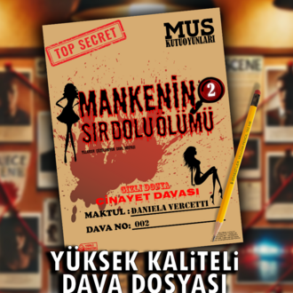 2 Farklı Cinayet Davası, Mankenin Sır Dolu Ölümü, Emlakçı Davası,Dedektiflik Oyunu