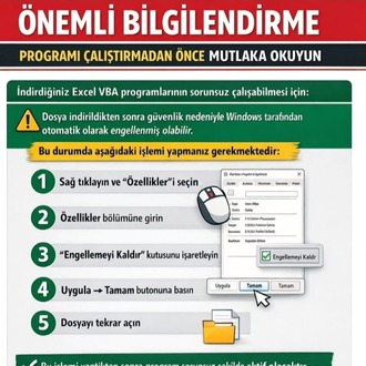 Esnaflar İçin Stok Takip Programı | Excel Tabanlı | Tek Seferlik Ödeme