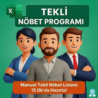 TEK GÖREV YERİ NÖBET TAKİP EXCELİ (BASİT SÜRÜM)