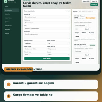 Teknik Servis Takip Sistemi