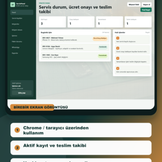 Teknik Servis Takip Sistemi