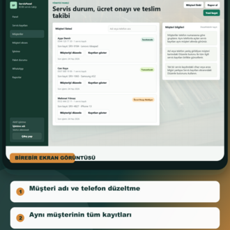 Teknik Servis Takip Sistemi
