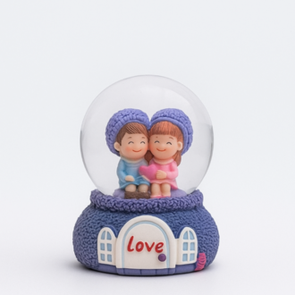 Mini Boy Love Couple Kar Küresi