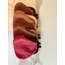 bohem çanta clutch - rafya ahşap kiss lock el çantası içi astarlı
