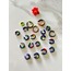 rengarenk earcuff- kulak halkası küpe