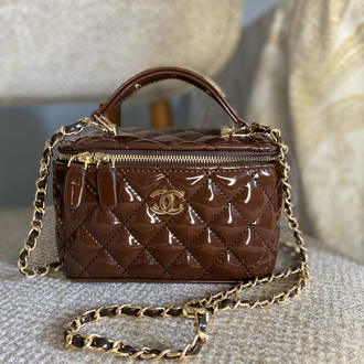 Kahverengi Mini CHANEL 