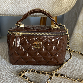 Kahverengi Mini CHANEL 
