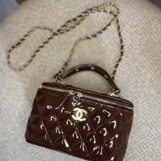 Kahverengi Mini CHANEL 